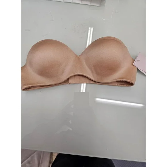 Auden Push-Up‎ Strapless Bra Soft Beige 32B NWT 023 12 3572