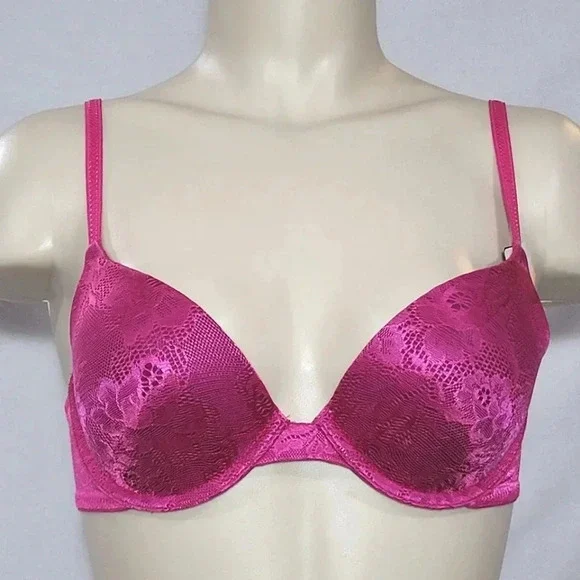 34D Maidenform Self Expressions Custom Lift UW Bra Pink‎ NWT