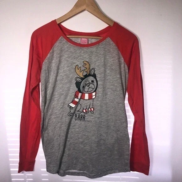 Jenni Intimates Christmas Pajama Stripe Set‎ Size Medium
