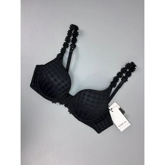 Marie Jo women's 34A black‎ Avero heart shape underwire bra NWT