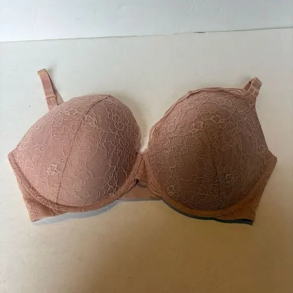 Joyspun Elegant Lace Bra  Underwire, Padded Pink Size 36DD