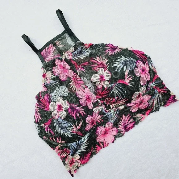Victoria's Secret Pink Bra Push Up Lace Bra Pullover‎ Wire Support Small