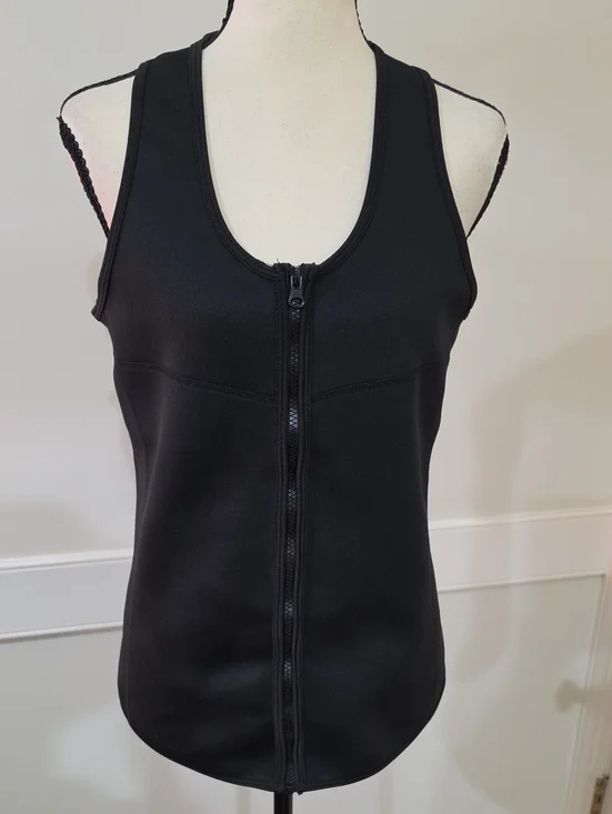 Slim & Trim Neoprene Slimming Workout Vest - Size XL - Black