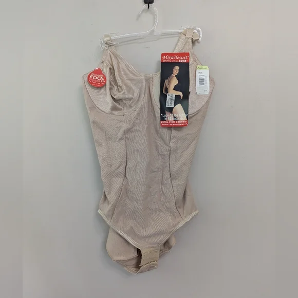 Miraclesuit Shapewear Body Briefer Bodysuit Girdle 36B‎