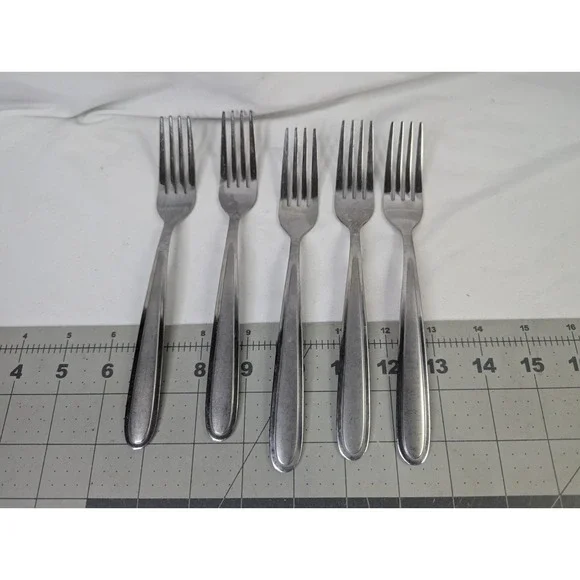 Oneida Peninsula Castle Jordan Laura Dinner Forks‎ Lot of 5