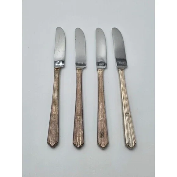 VTG 4 StratfordPlate Viande (Meat) Insico Stainless Knifes