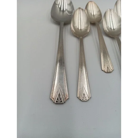 12pc DSC3 Stainless Steel Community Plate Diamond Silver‎  Flatware Forks Spoons