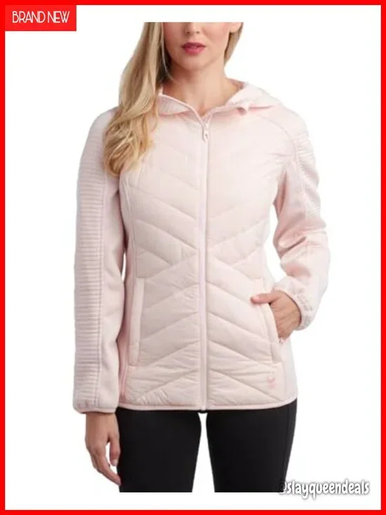Lightweight Quilted Puffer Jacket with Hood, Insulated Winter Coat