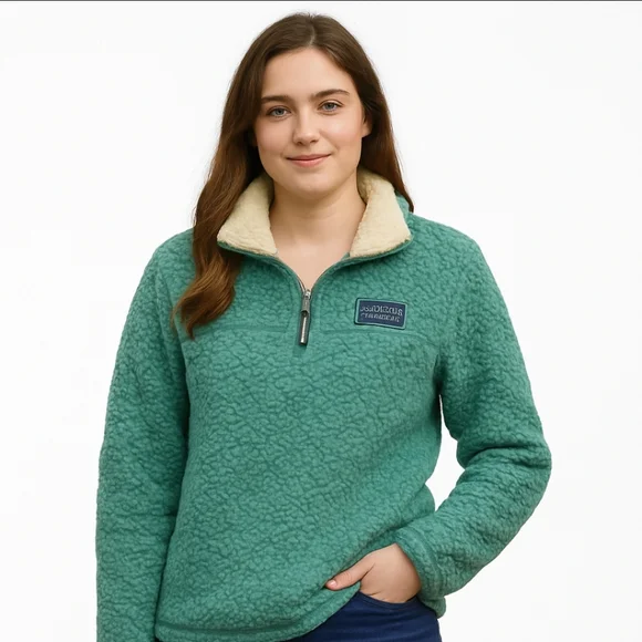 Live Oak Brand Teal Womens Fleece Size Small