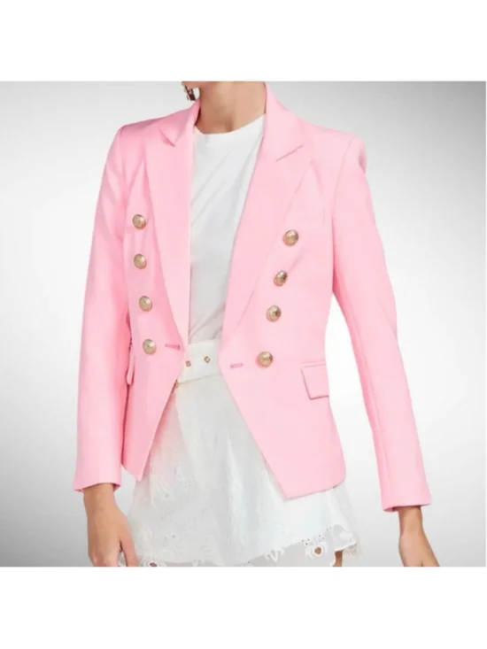 Generation Love Delilah Crepe Blazer in Cotton Candy Size XS