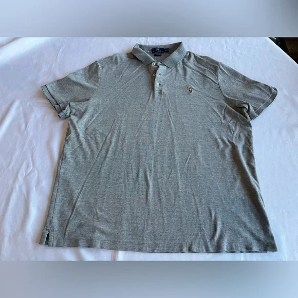 Polo by Ralph Lauren Gray Men's Classic Fit Shirt Size XL