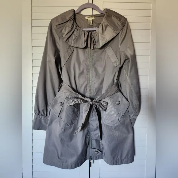 Vertigo Paris Gray Trench Coat