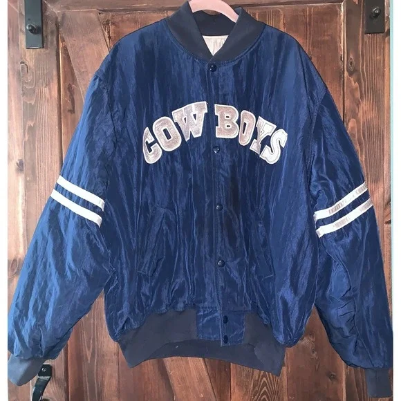 Dallas Cowboys‎ Vintage 90s Team NFL Starter Jacket Size XL New Haven CT EUC