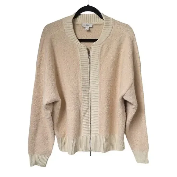 On 34th Booucle Cozy Bomber Jacket Womens Size 3X
