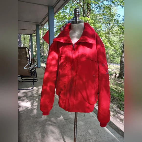 HEAD (3M). VINTAGE Red Zip-Up‎ Jacket