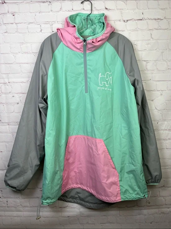 Puppie Love Pullover Hoodie Windbreaker
