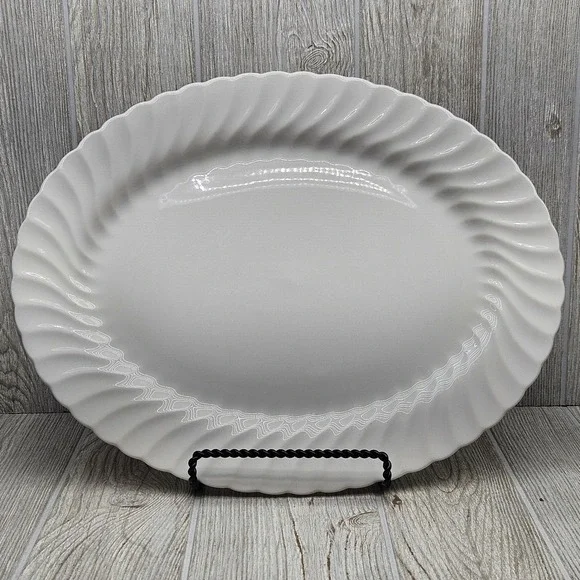 Johnson Brothers Regency White Swirl Ironstone 15
