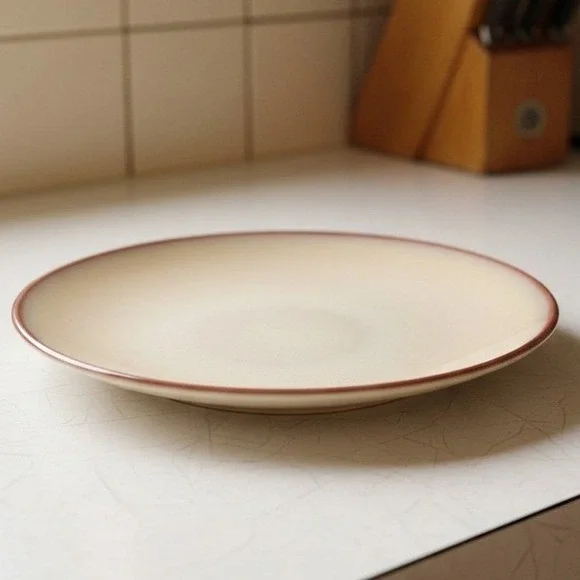 Sango‎ Nova Brown Chop Plate #4933, Vintage Stoneware Serving Platter, Serveware