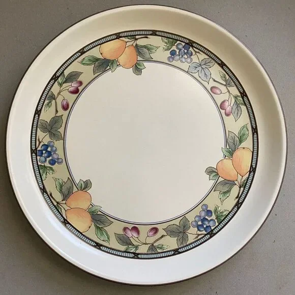 Mikasa Intaglio CAC29 Garden Harvest Classic Large Size Serving Platter, 14.25