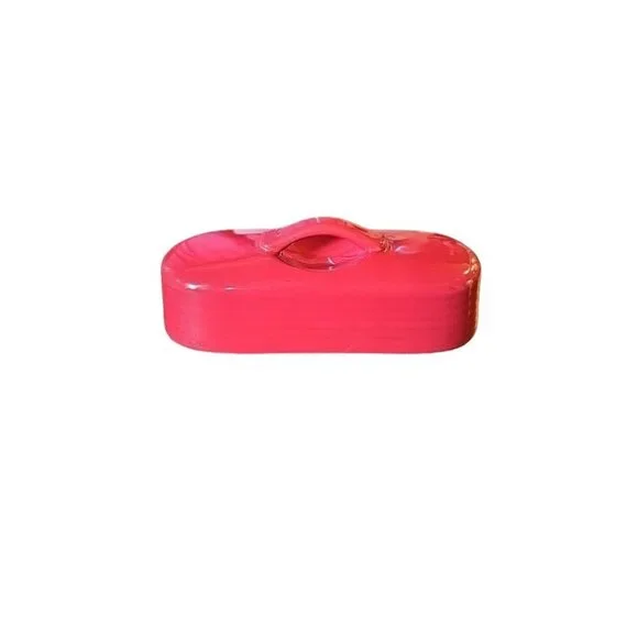 Chantal True Red Stoneware Oval Butter‎ Dish LID ONLY