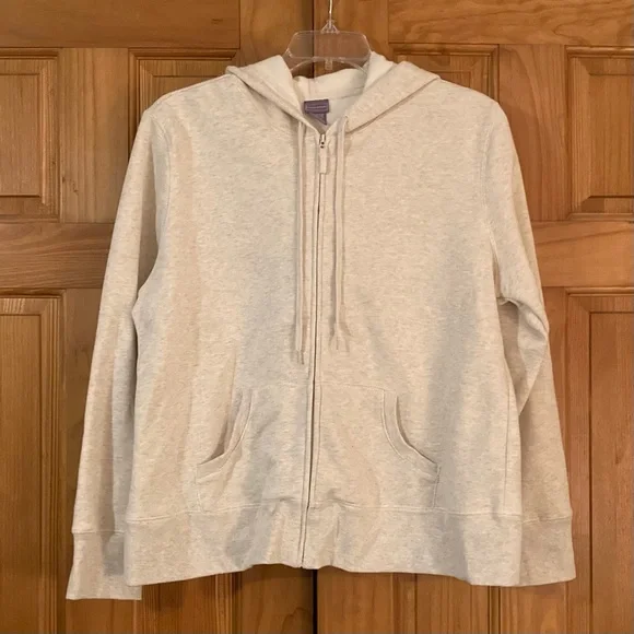 NWOT Vintage Laura Scott Hooded Sweatshirt Jacket Hoodie Full Zip Size XL