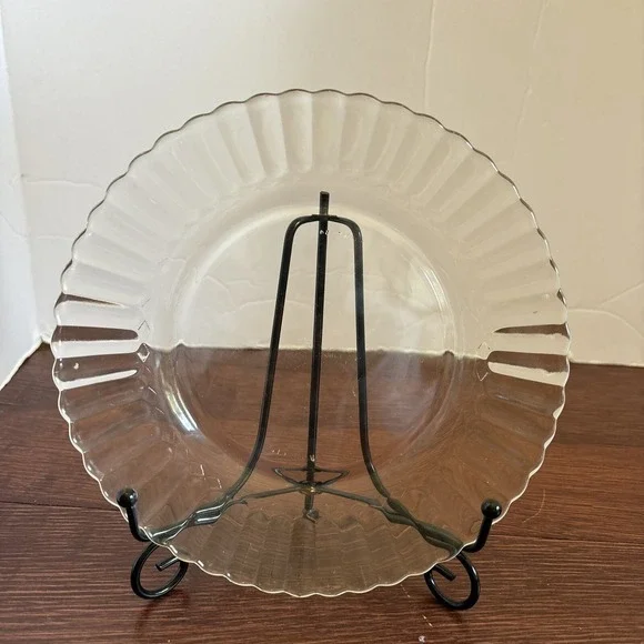 Vintage Fortecrisa‎ Mexico Clear Glass Plate 7