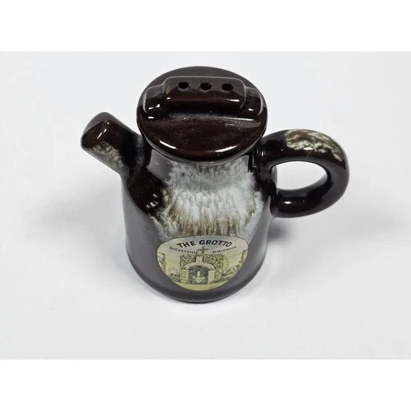 The Grotto Dickeyville Wisconsin Souvenir Salt or Pepper Shaker Pitcher Shaped