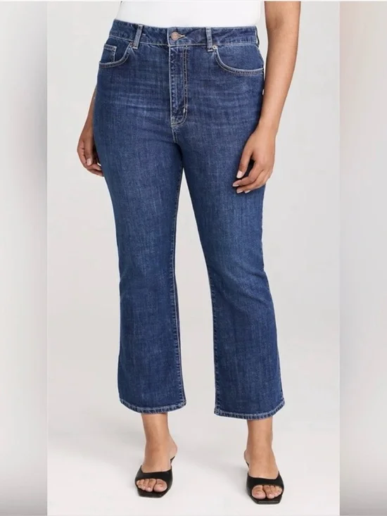 La Ligne Jeans 31 Blue Ankle Bootcut Classic Luxury