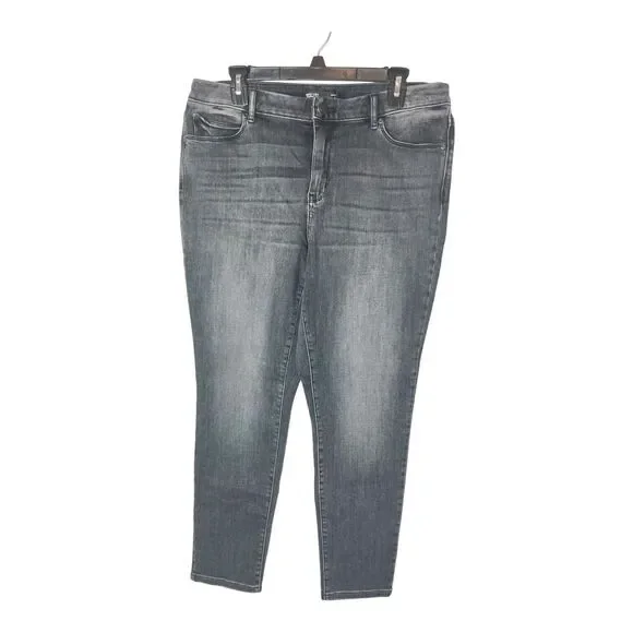 Simply Vera Vera Wang Womens High Waisted Stretch Skinny Jeans Size 16