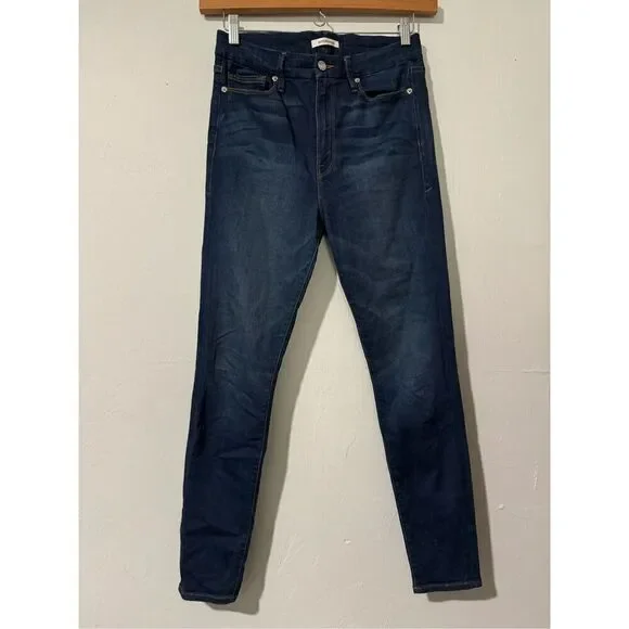 Good American Good waist blue skinny jeans 10/30