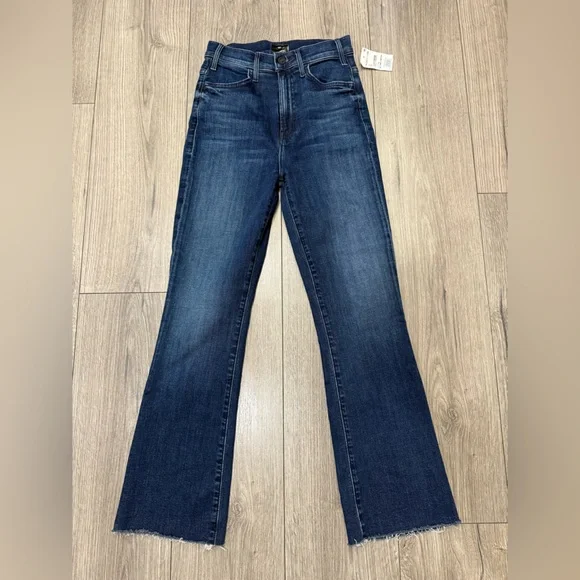 NWT MOTHER The Hustler Ankle Fray -‎ Wash: Mint Condition Sz 24