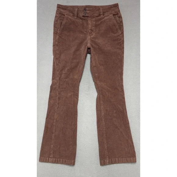 American Eagle High Rise Kick Boot Corduroy Pants Womens 8 (30x29) Stretch Retro