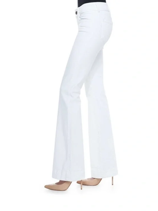 J Brand White Love Story Bell Bottom Jeans Size 29
