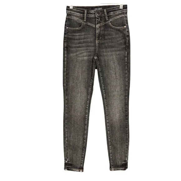 Judy Blue Skinny Jeans Women 1/25‎ Black Charcoal Wash Cotton Stretch JB88287 BK