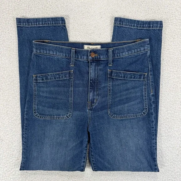 Madewell Full Length Classic Straight Jeans Women's 29 (32x29) Modern Minimalist