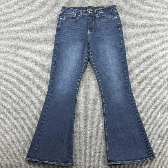Lucky Brand High Rise‎ Flare Stevie Jeans Womens 10/30 Blue Medium Stretch Denim