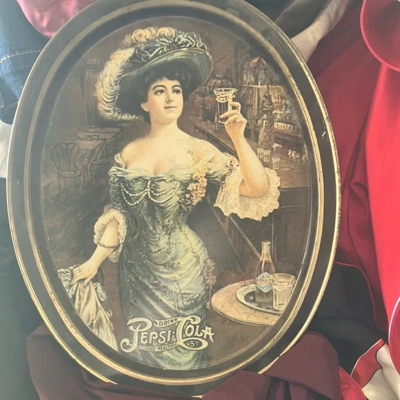 Tin Pepsi cola tray