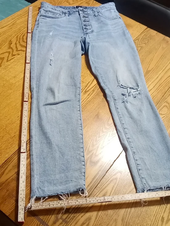 KUT FROM THE KLOTH Jeans Womens 2 BLUE FAB AB ANKLE STRAIGHT LEG Used Denim