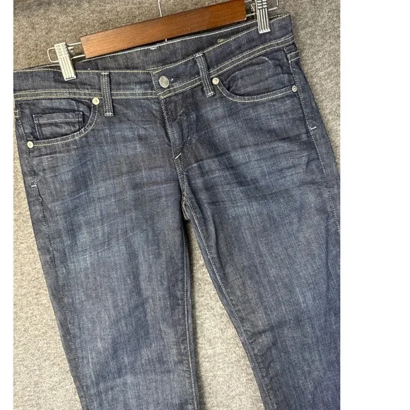 Citizens of Humanity Ingrid 002‎ Low Waist Flare Jeans Dark Wash Womens Size 28