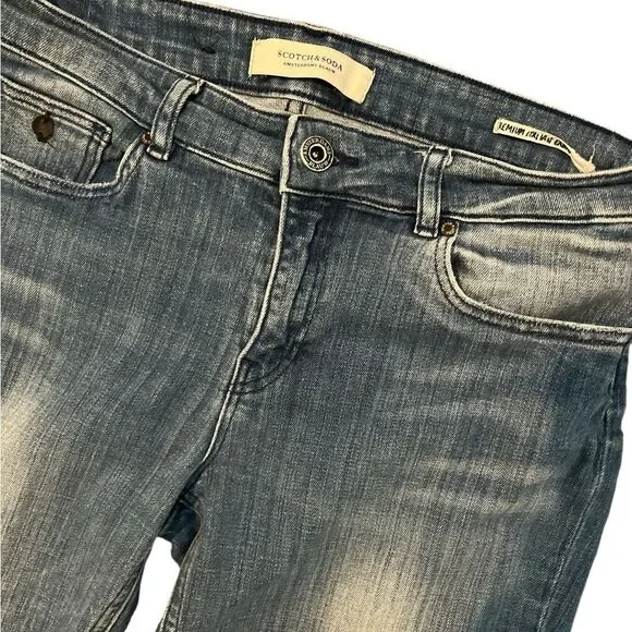 SCOTCH & SODA Supreme Size 28 Jeans Slim Straight Leg Low Rise Stretch