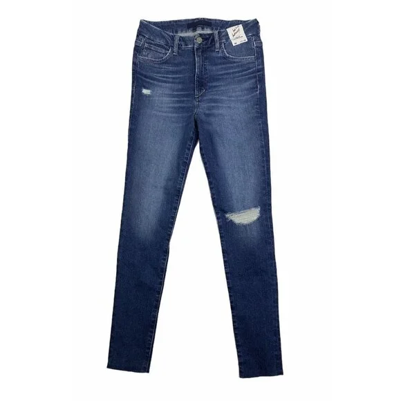 Joes Jeans Womens Blue Denim Hi Rise Honey Curvy‎ Skinny Ankle Jeans Size 25