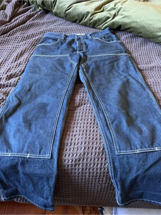 Rudy Jude Dark Blue Utility jeans with Contrast Stitching size 4