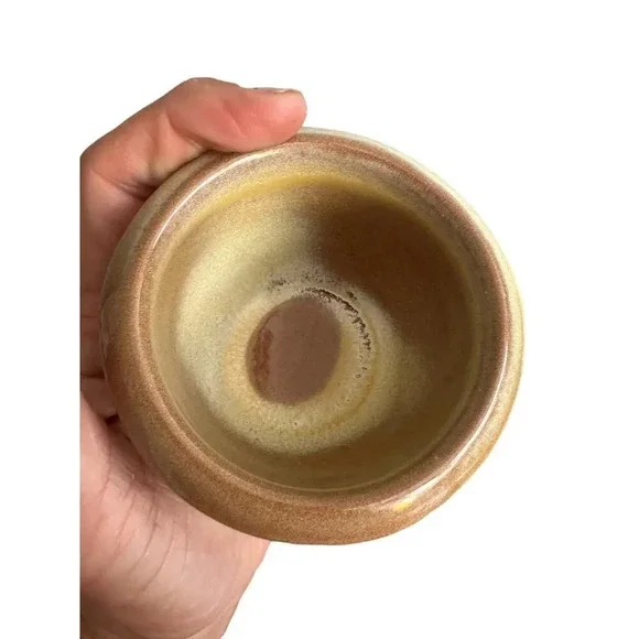 Frankoma BP Antique Japanese Seto Stoneware Bowl 19th Century Pottery