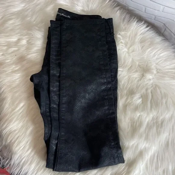 Mavi Serena Super‎ Skinny Black Patterned Jeans
