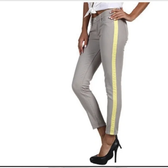 Hudson skinny jean Loulou Tuxedo Size 27 Unique Colorway USA