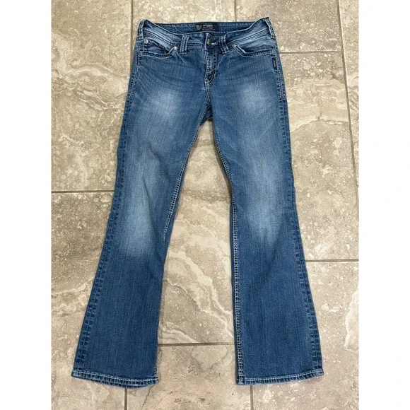 Silver Jeans Co Suki Surplus Bootcut‎ Jeans Medium Wash W29 L31 L9517SJB241