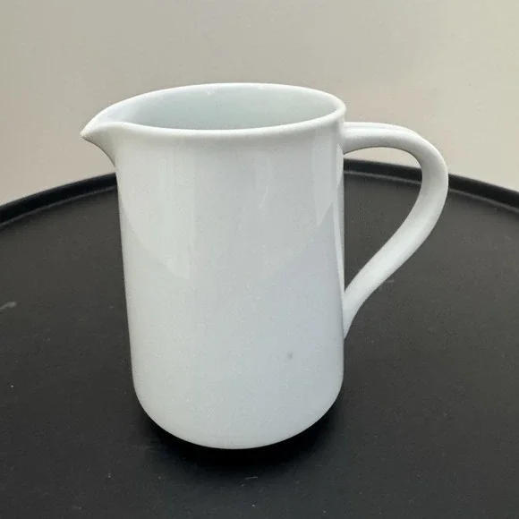 Vintage NORITAKE‎ Snowville 6453 White Creamer Pitcher 1960s 4 Inch MCM *
