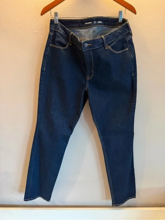 Old Navy Indigo Women’s Straight-Leg Jeans‎
