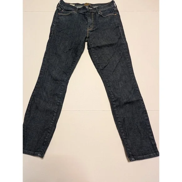 Mother‎ The Looker Crop Skinny Jeans Dark Wash Indigo Stretch Denim Size 26 USA