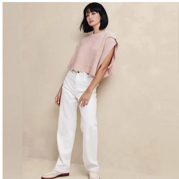 Banana Republic Surplus Jeans 27 Optic White‎ Straight Carpenter Utility Cotton